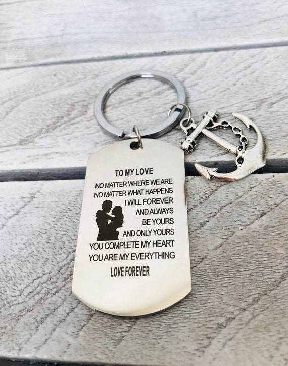 to my wife keychain