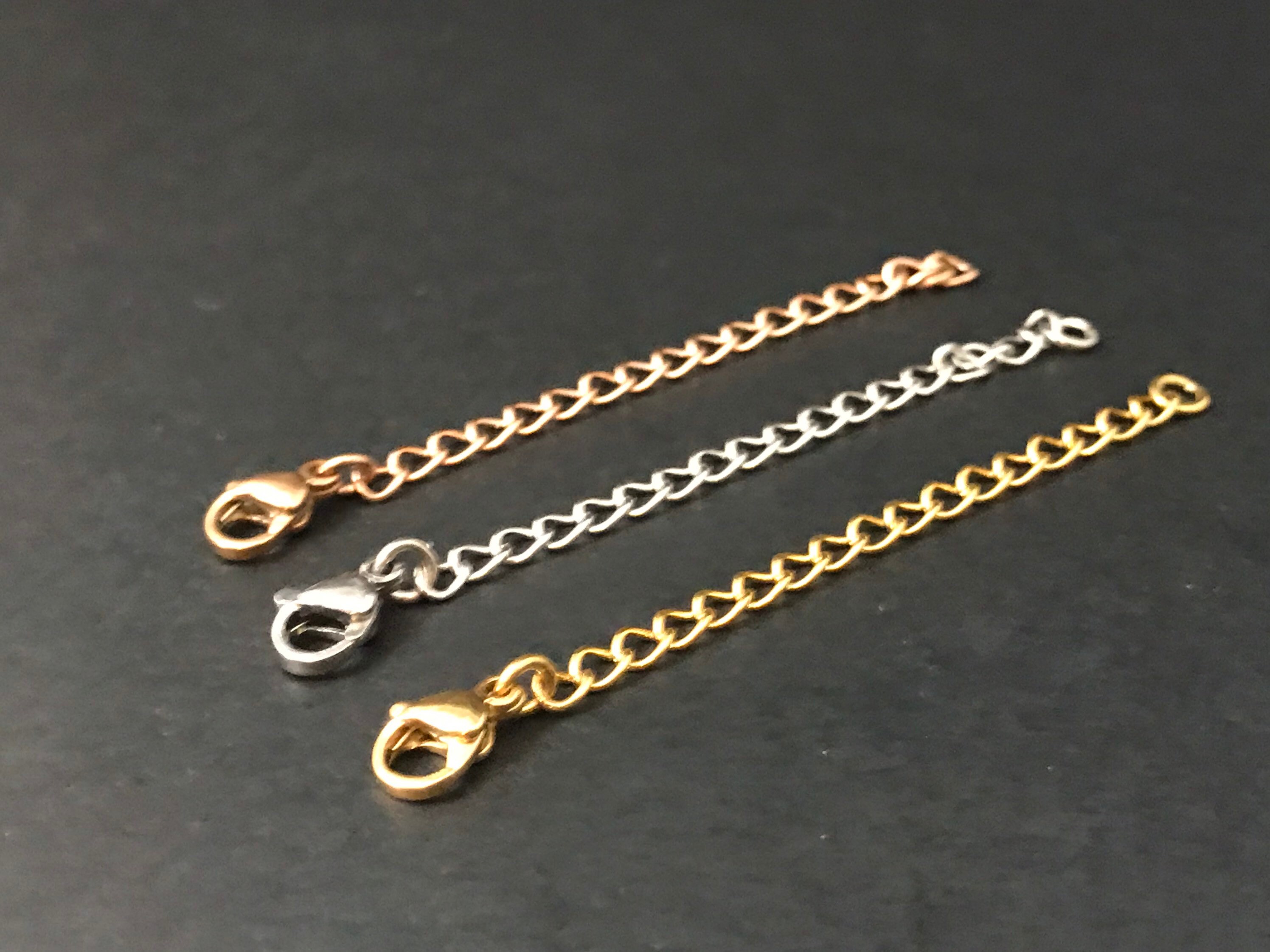 Necklace Chain/bracelet Extender Rose Gold Gold and Silver Etsy Canada
