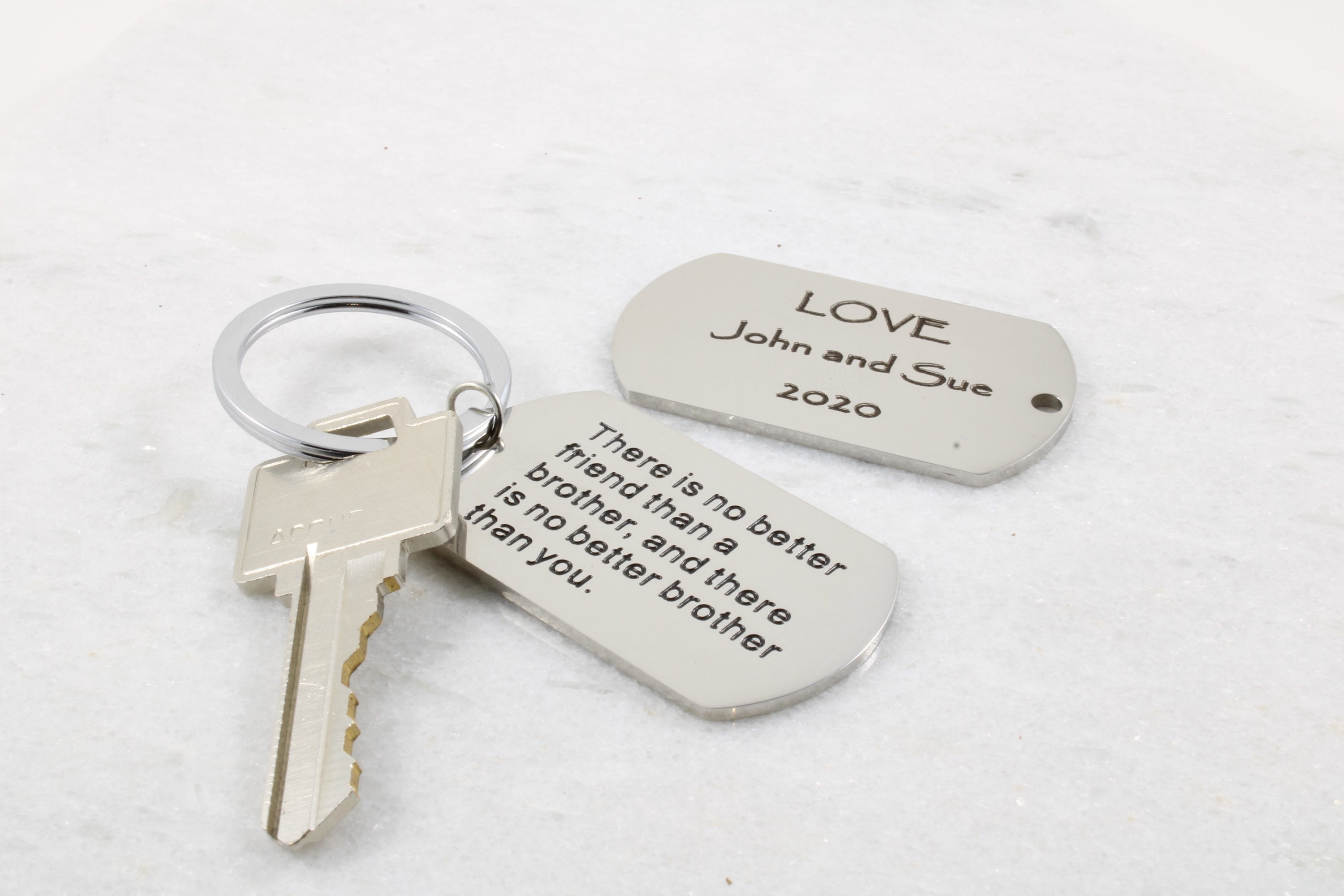 Keychain for Brother Personalized Gift for Brother Custom Etsy