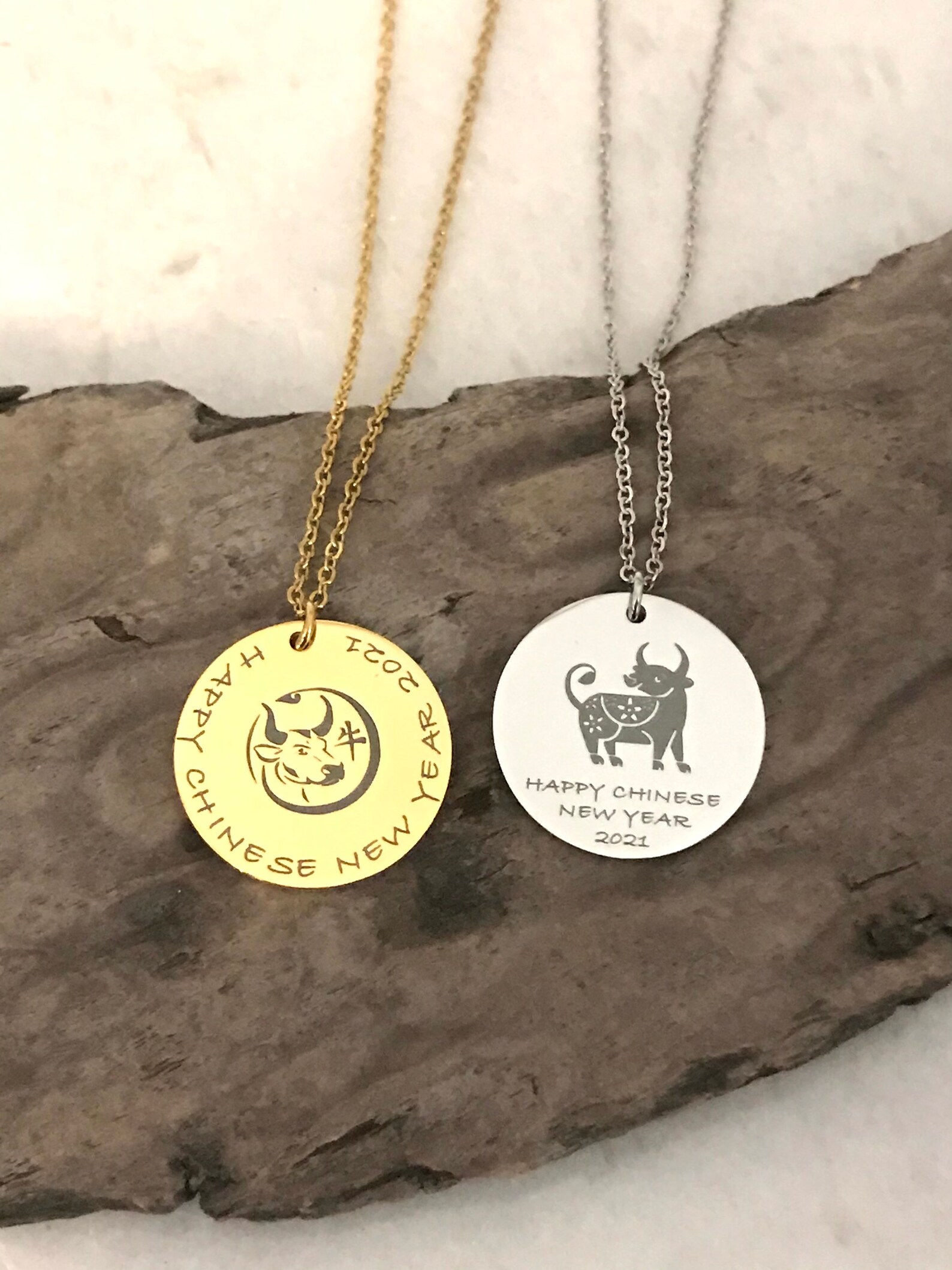Chinese New Year personalized pendant chinese new year | Etsy