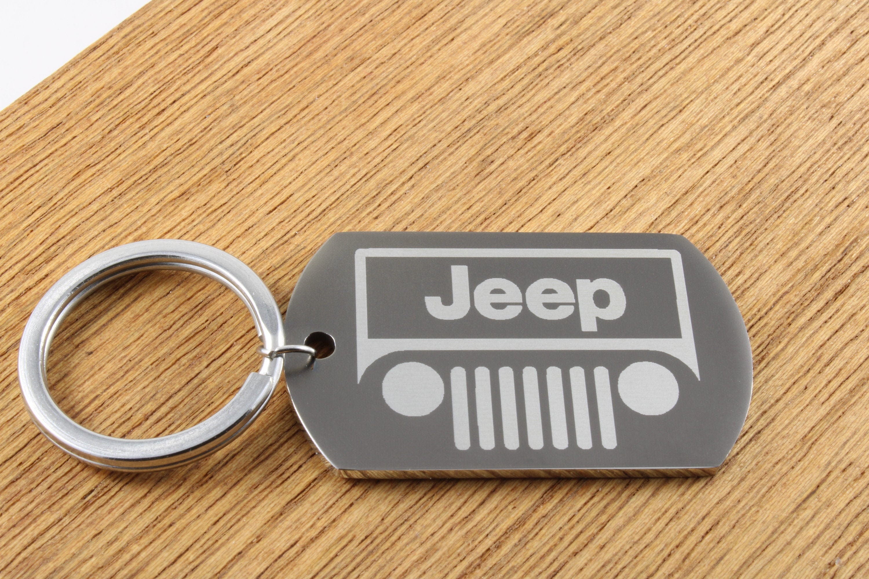 Jeep key chain vintage jeep jeep grill custom engraved Etsy