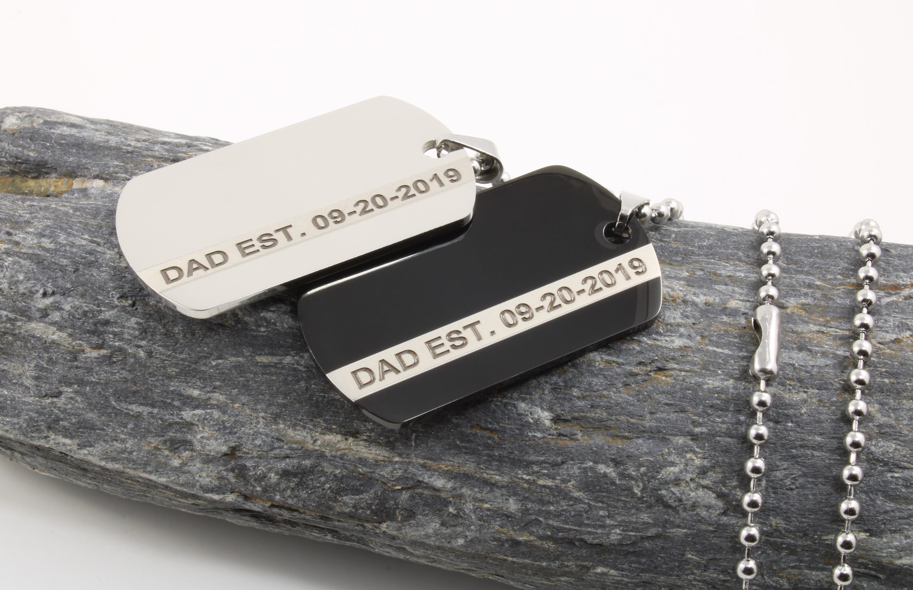 Personalized Dog Tag Necklace Custom Necklace for Men Etsy Canada