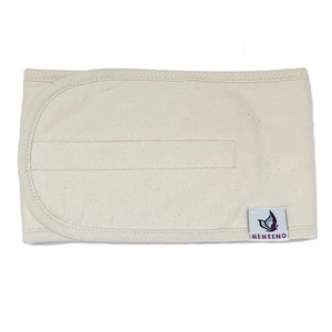 Organic Cotton Baby Belly Band & Warmer for Colic Relief (Naturelle)