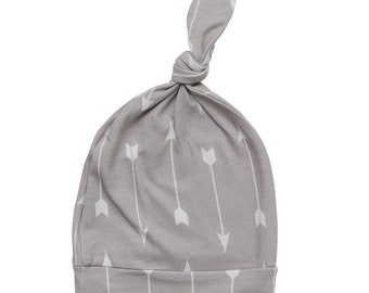 Newborn Top Knot Hats - Arrows