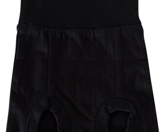 Organic Cotton Baby Belly Bloomer (Noir)