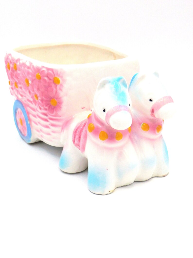 New Baby Pony With Cart Vase Or Planter Baby Shower Gift Or Etsy New Baby Pony With Cart Vase Or Planter Baby Shower Gift Or Etsy