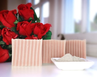 Rose Rhassoul Clay Natural Shampoo Bar
