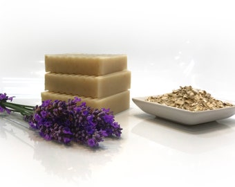 Oatmeal and Lavender Natural Soap Bar