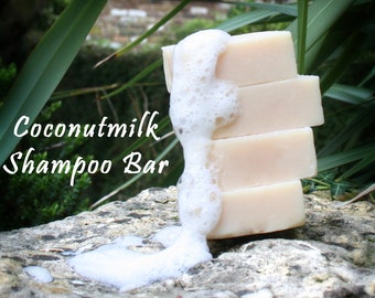 Coconut Milk Natural Shampoo Bar with Citrus Aroma