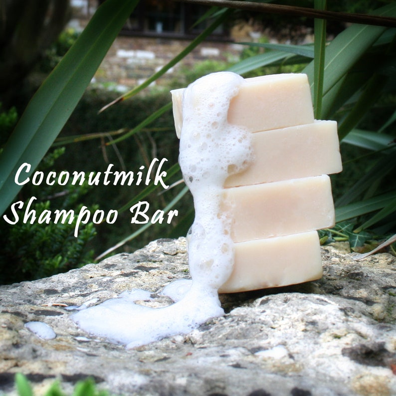 Coconut Milk Natural Shampoo Bar With Citrus Aroma Etsy UK