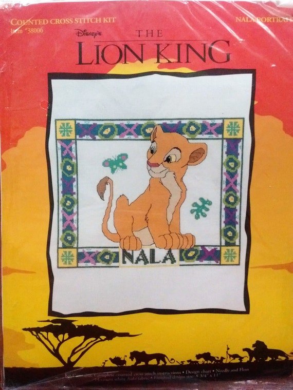 Disney Lion King Kit Nala Portrait Vintage Etsy
