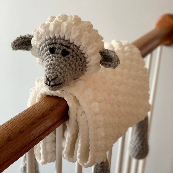 Sheep Baby Blanket Etsy