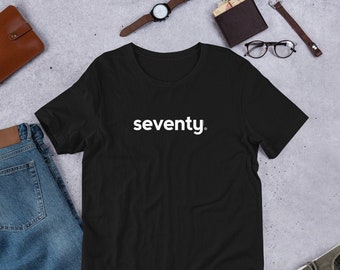 70th Birthday Shirt for Men 70 Seventy | Men Women Gifts Party Card Decorations Tees