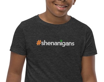 St Patricks Day Shirt Kids Irish Shenanigans | Boys Girls Irish St Paddys Day Shirt St Pattys Day Shirt St Patricks Shirts