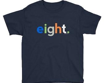 8th Birthday Shirt Boy 8 Year Old | 8th Birthday Gifts | Kids Gift Ideas Age Eight Year Old Birthday Shirt | Boys 8th Birthday Shirt