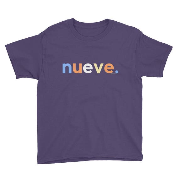 Kids 9th Birthday Shirt For Girls 9 Nueve Anos | Spanish Ideas Kids 9th Birthday Shirt For Girls 9 Nueve Anos | Spanish Ideas