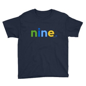 9th Birthday Shirt Boy 9 Year Old | 9th Birthday Gifts | Kids Gift Ideas Age Nine Year Old Birthday Shirt | Boys 9th Birthday Shirt