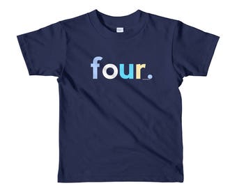 4th Birthday Shirt Boy 4 Year Old | 4th Birthday Gifts | Boys 4th Birthday Shirt | Kids Gift Ideas Age Four Year Old Birthday Shirt