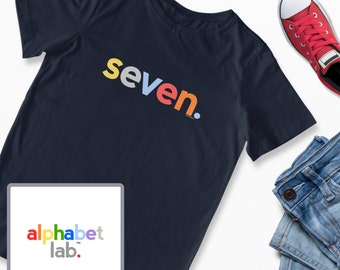 Kids 7th Birthday Shirt For Boys 7 Seven | Age 7 Gift Ideas Kids 7th Birthday Shirt For Boys 7 Seven | Age 7 Gift Ideas