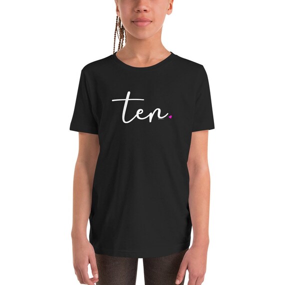 10e anniversaire chemise fille 10 ans Id es cadeaux pour enfants