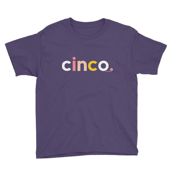 Kids 5th Birthday Shirt For Girls 5 Cinco Anos | Spanish Ideas Kids 5th Birthday Shirt For Girls 5 Cinco Anos | Spanish Ideas