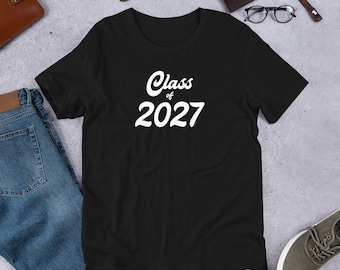 Senior 2027 Shirt Senior Gifts Class of 2027 Shirt | Graduation Shirt Graduation Gift for Him Graduation Gift for Her