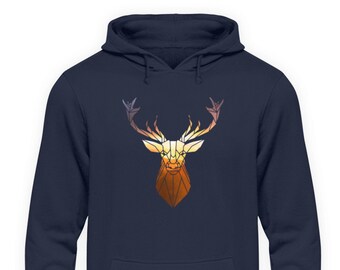 Hirsch - Unisex Hoodie  - Unisex Kapuzenpullover Hoodie