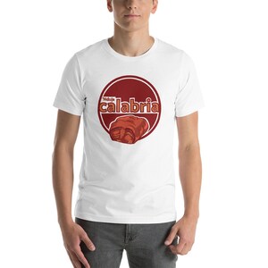 Calabria Nduja Shirt Calabrian Chili Pepper Salami Short-Sleeve Unisex T-Shirt Calabria Salami Shirt - Calabrese Italian Pride Shirt