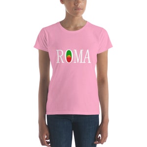 Women&#39;s Rome Jersey Roma Italy Colosseum Souvenir Clothes short sleeve t-shirt