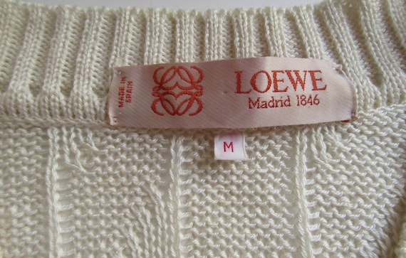 Loewe, NEW LOEWE Linen Mix Top, Tunic, Jumper, Pullover, UNISEX, Vintage