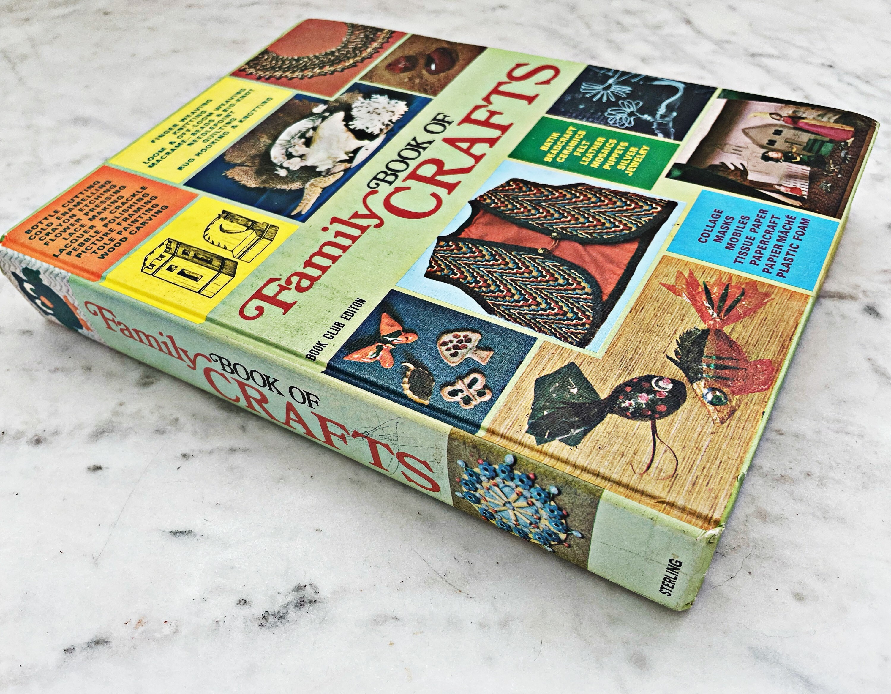 Vintage FAMILY BOOK of CRAFTS Book Club Edition Large - Etsy