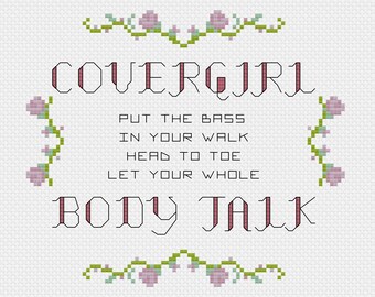 Covergirl RuPaul Cross Stitch Pattern