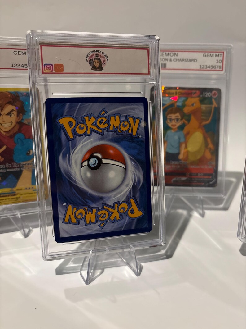 Custom Pokémon Card Personalized | Create Your Own Pokémon Card with Photo, Name & Stats, Unique Pokémon Gift for Kids/Fans image 5
