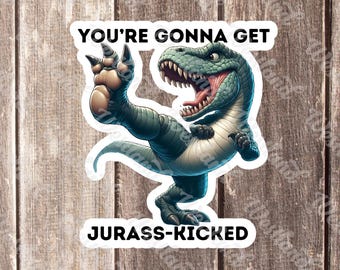 Funny Mom Sticker Dinosaur Stickers Cute Pun Dino Decal for Laptop Tyrannosauru Sticker Cute Raptor  Pun Sticker Bottle Sticker Funny Mom