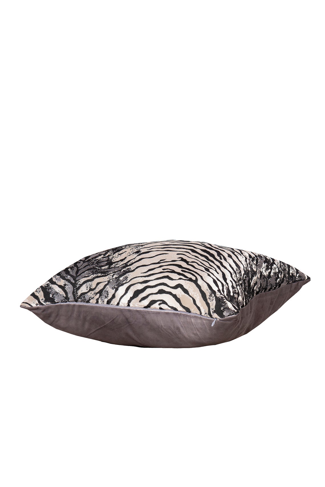 Zebra Print Velvet Fabric Cushion Cover throw Pillow Etsy