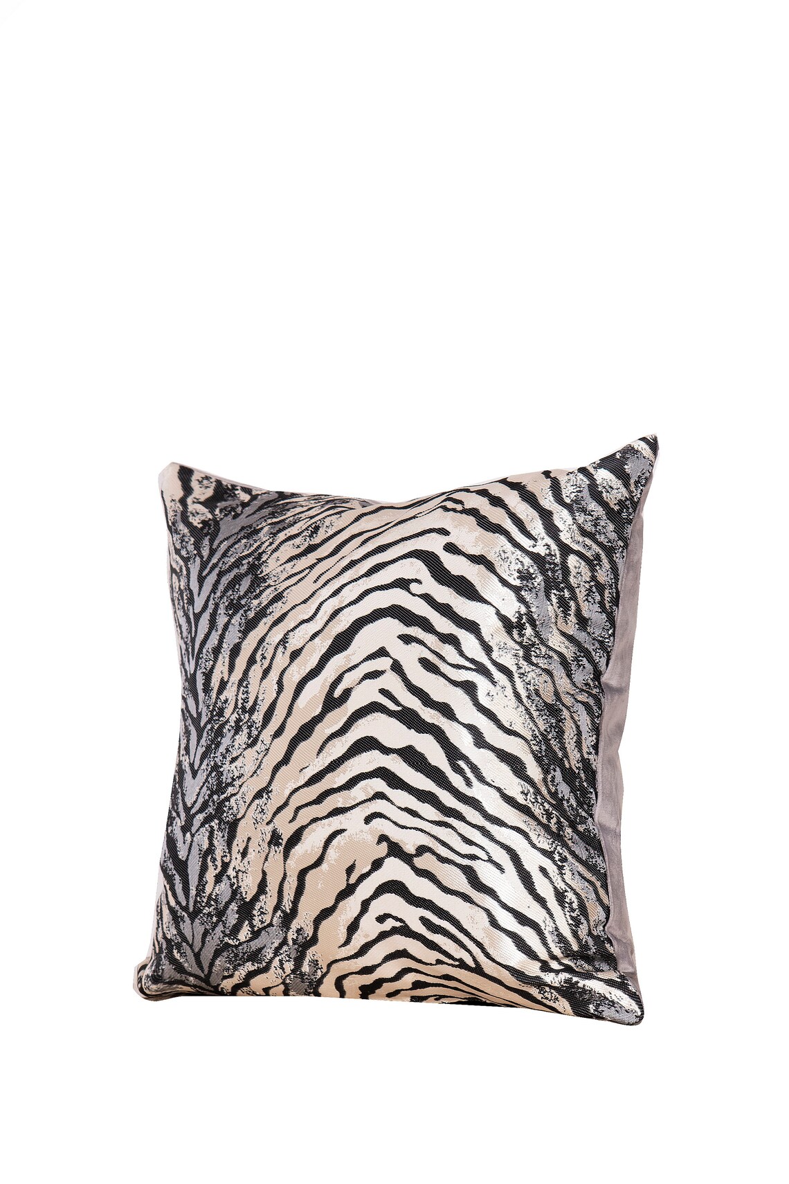 Zebra Print Velvet Fabric Cushion Cover throw Pillow Etsy
