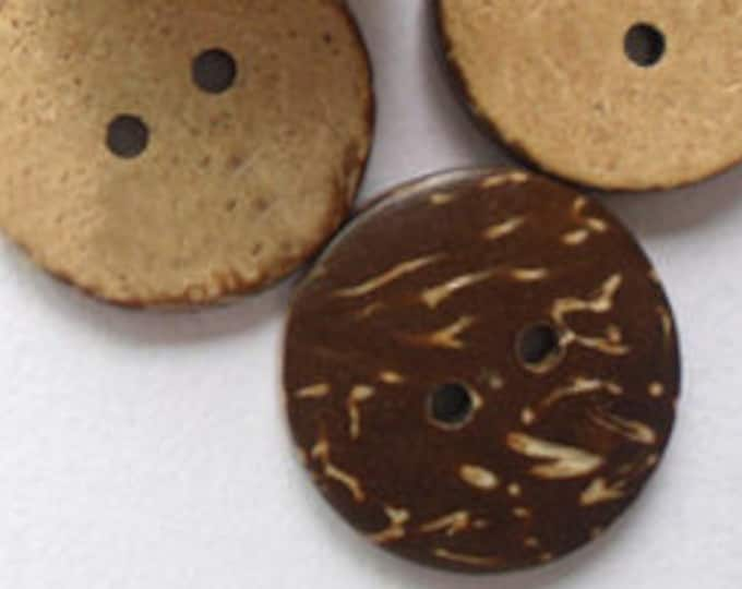 20mm Buttons with 2-Hole Coconut Buttons  DIY Craft Supplies Findings.