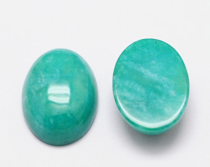 25x18mm Turquoise Gemstone Cabochon Oval DIY Jewelry Making Findings.