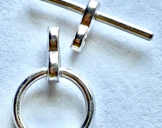 12mm Clasps Toggles Silver Jewelry Making Supplie  Findings.