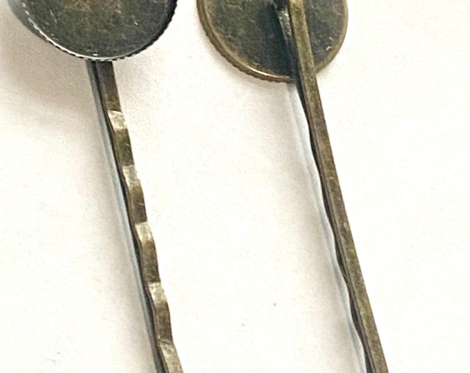 18mm Hair pins Antique Bronze DIY Jewelry Making Supplies and Findings