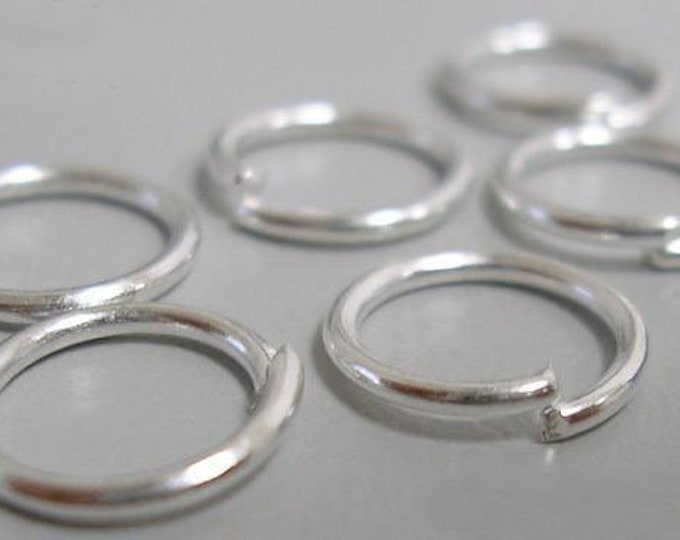 Jump Rings 4mm/6mm Silver in diameter, 0.7mm thick DIY Jewelry Making Findings