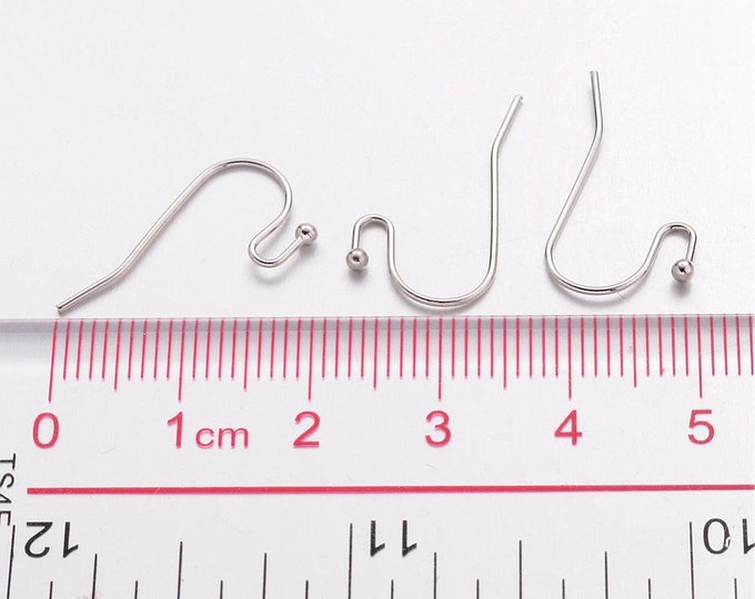 11x22mm Earring Hooks Antique Silver Hook Earwire DIY Jewelry Making Supplie Findings.