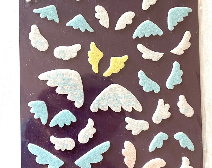 Wing stickers Craft Sticker Sheet for Planning, Journaling, Collecting or Scrap booking 1 Sheet.