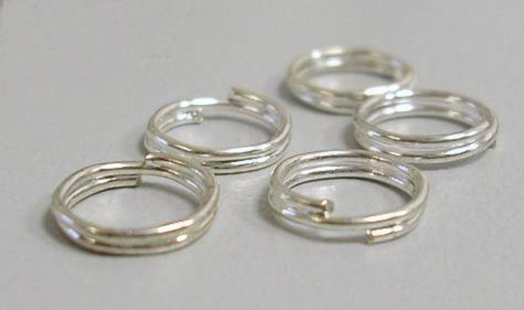 5mm Jump Rings Double Loops Silver DIY Jewelry Making Findings - Etsy