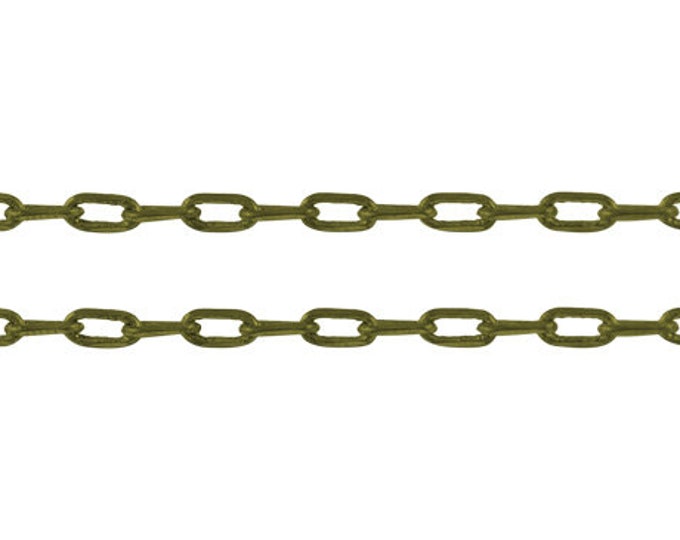 4x2mm Cable Chains Diamond Cut Chains antique bronze Finding  DIY Jewelry Making Supplies Findings