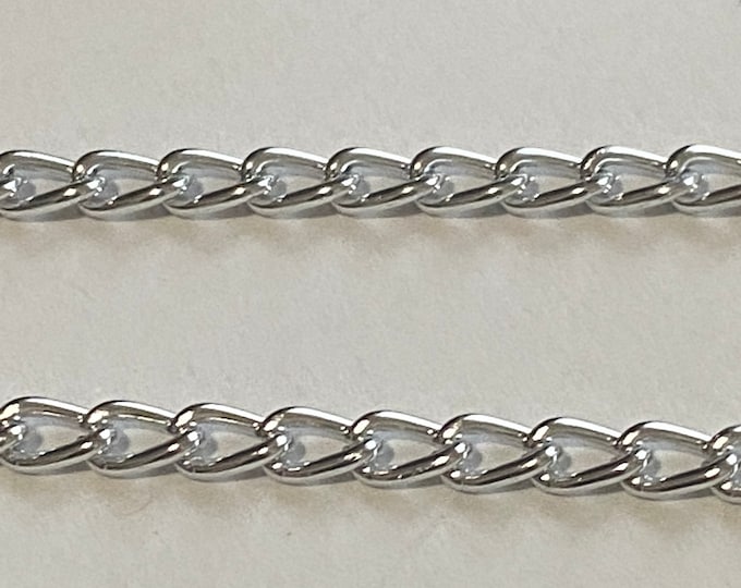 4x5mm Twisted Chains Curb Aluminum Chain 10ft / 32ft DIY Jewelry Making Findings.