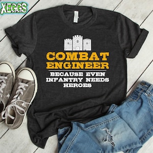 Army Engineer, Combat Engineer, Engineer Gifts, Infantry, Military Gifts, Engineer, Patriotic, Veteran, Fathers Day Gift, Engineer Tshirt