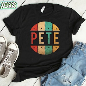 Vintage 1970s Shirt, Pete Buttigieg, Pete 2020, Democratic Nominee, Anti Trump, Retro Shirt, Vintage, Liberal Shirt, Political Tshirts