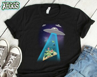Alien Abduction, Pizza Shirt, Alien Shirt, Pizza Gifts, UFO, Alien Gift, Pizza Planet, UFO Shirt, Pizza Party, Storm Area 51, Pizza Shirts