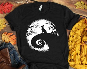 German Shepherd Art, Halloween Shirt, Dog Lover Gift, German Shepherd Mom, Moon Art, German Shepherd Gift, Horror Gifts, Moon Shirt